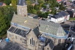 Étude de cas sur notre chantier de rénovation partielle de la toiture d’une église à Embourg en province de Liège